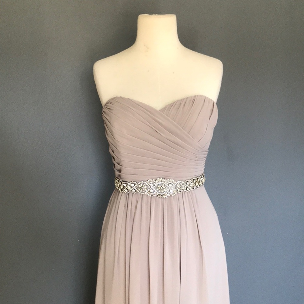 B2 Jasmine Lavender Bridesmaids Dress and Belt